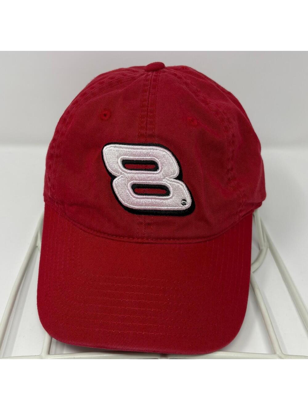 Dale Earnhardt Jr #8 NASCAR Chase Authentics Red Adjustable Baseball Cap Hat